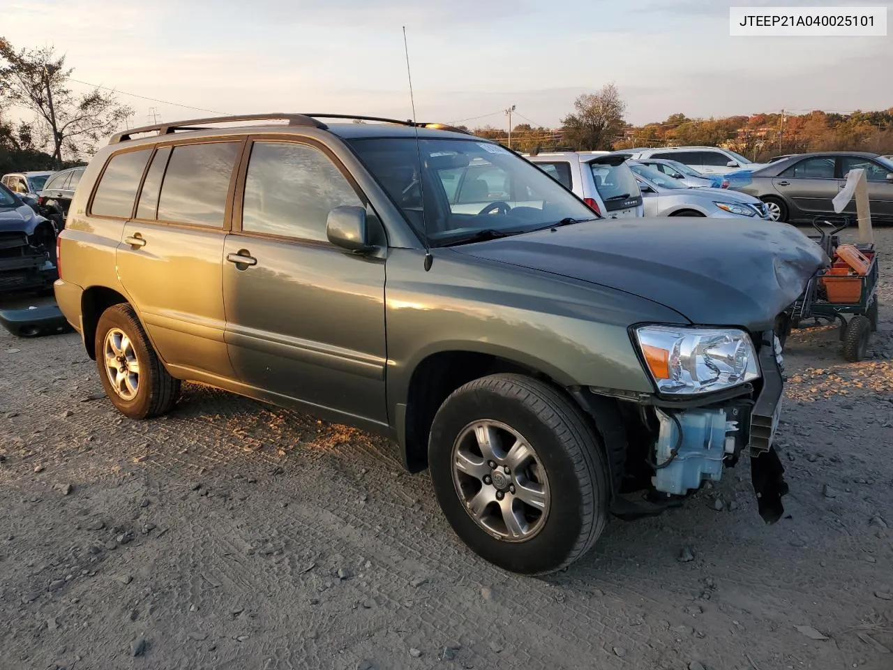 2004 Toyota Highlander VIN: JTEEP21A040025101 Lot: 78105014