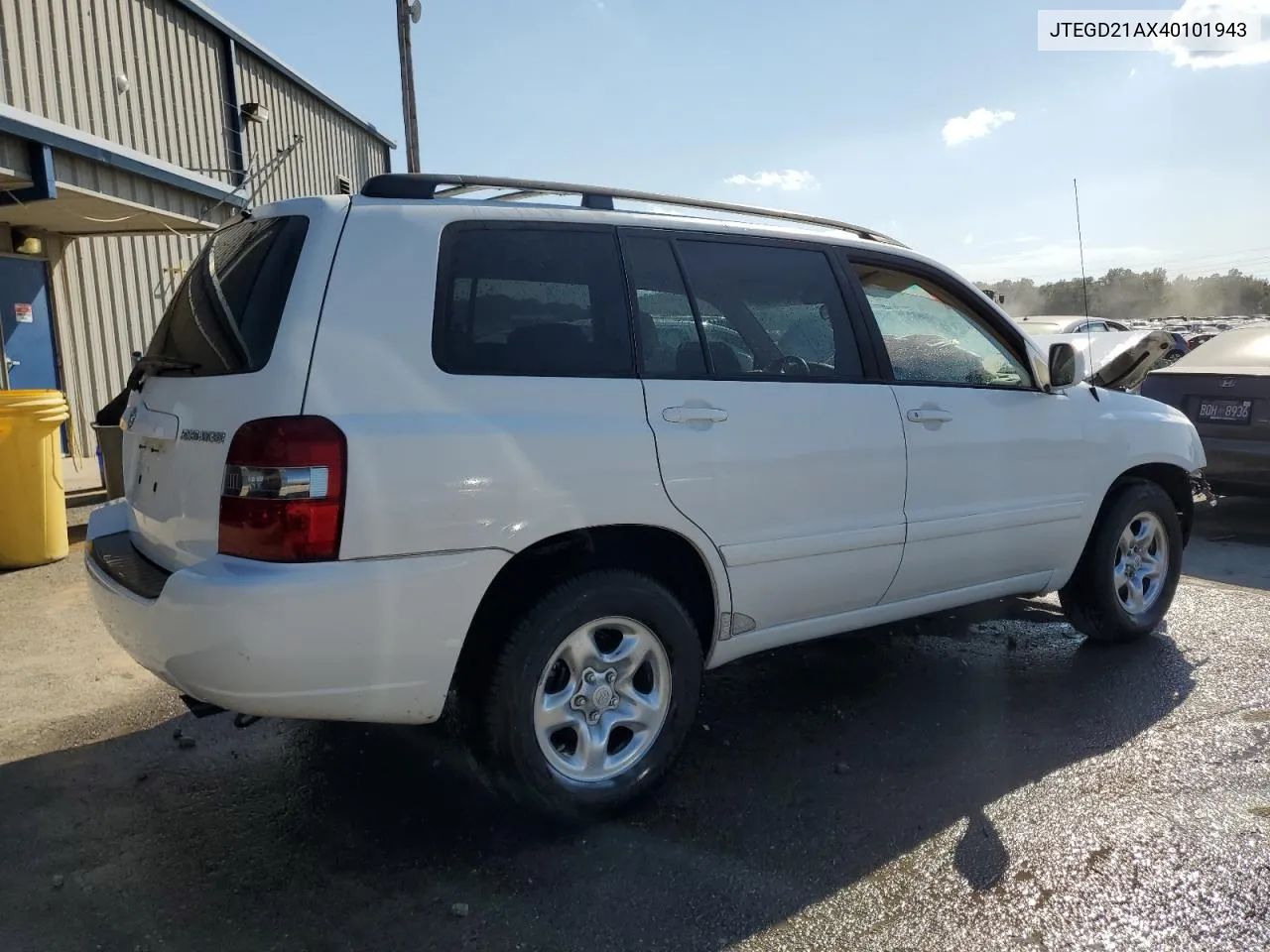 2004 Toyota Highlander VIN: JTEGD21AX40101943 Lot: 78274734