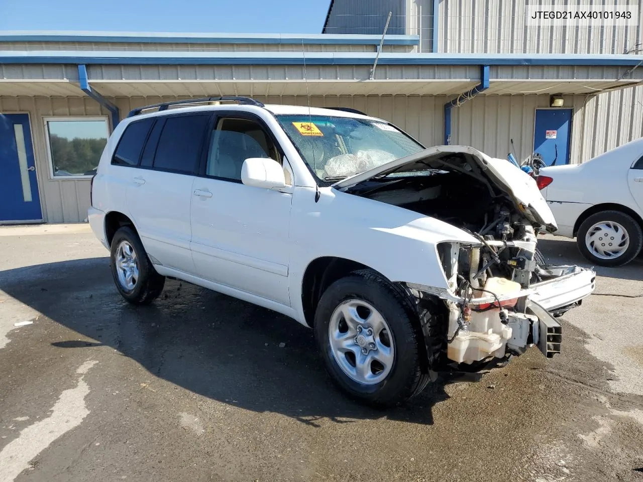 2004 Toyota Highlander VIN: JTEGD21AX40101943 Lot: 78274734