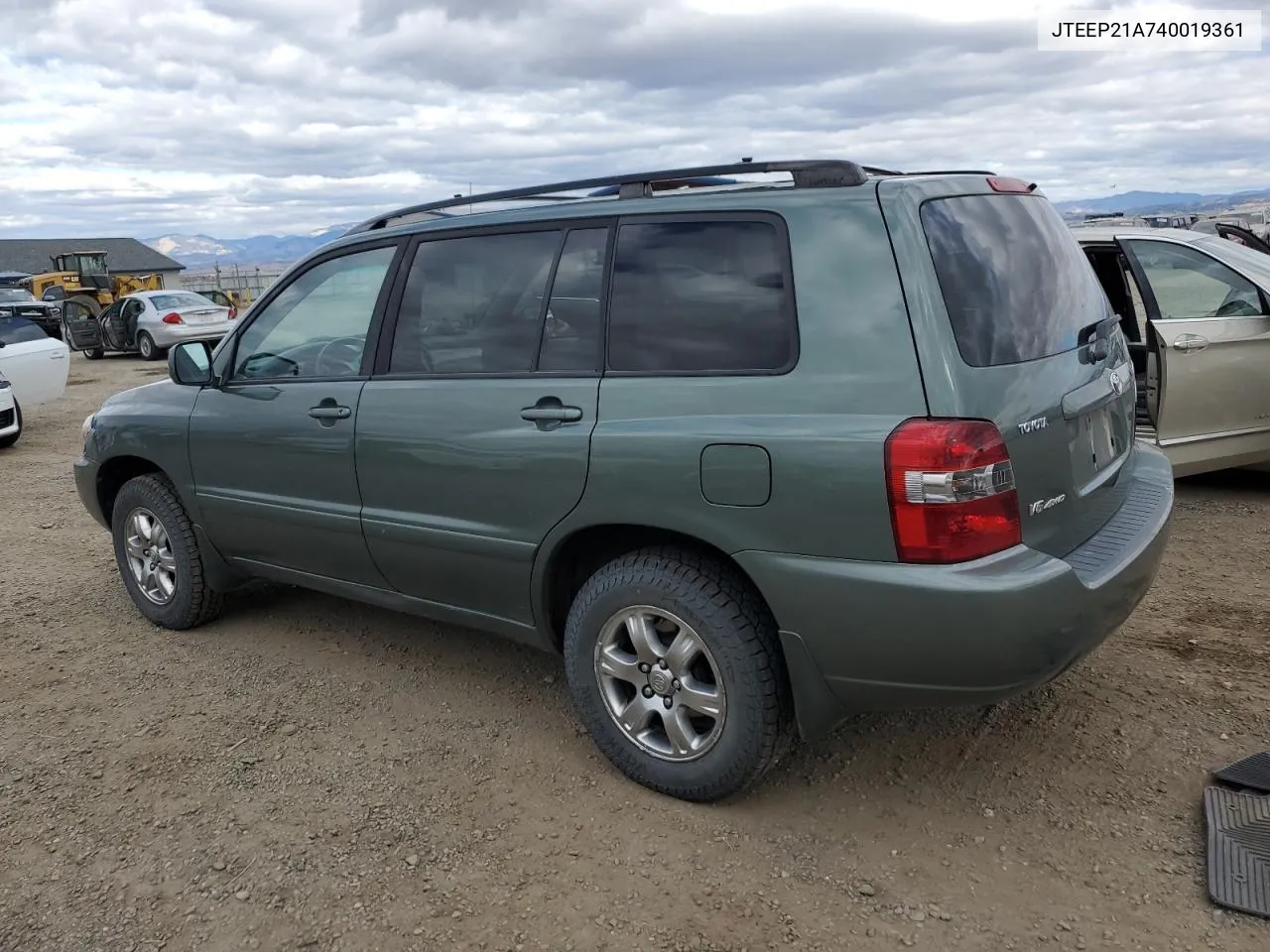 2004 Toyota Highlander VIN: JTEEP21A740019361 Lot: 78298914