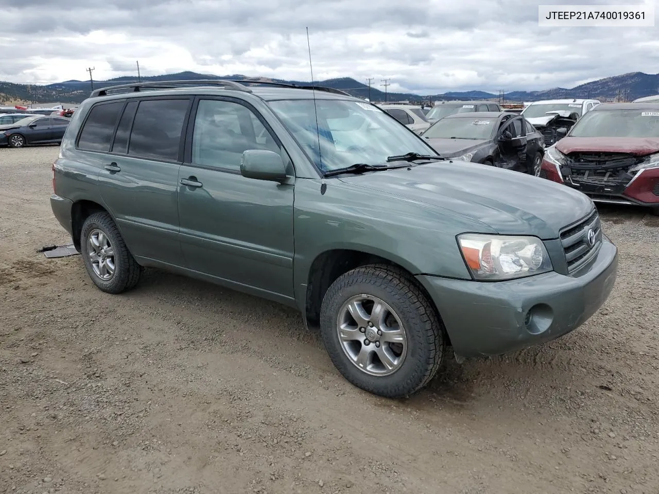 2004 Toyota Highlander VIN: JTEEP21A740019361 Lot: 78298914