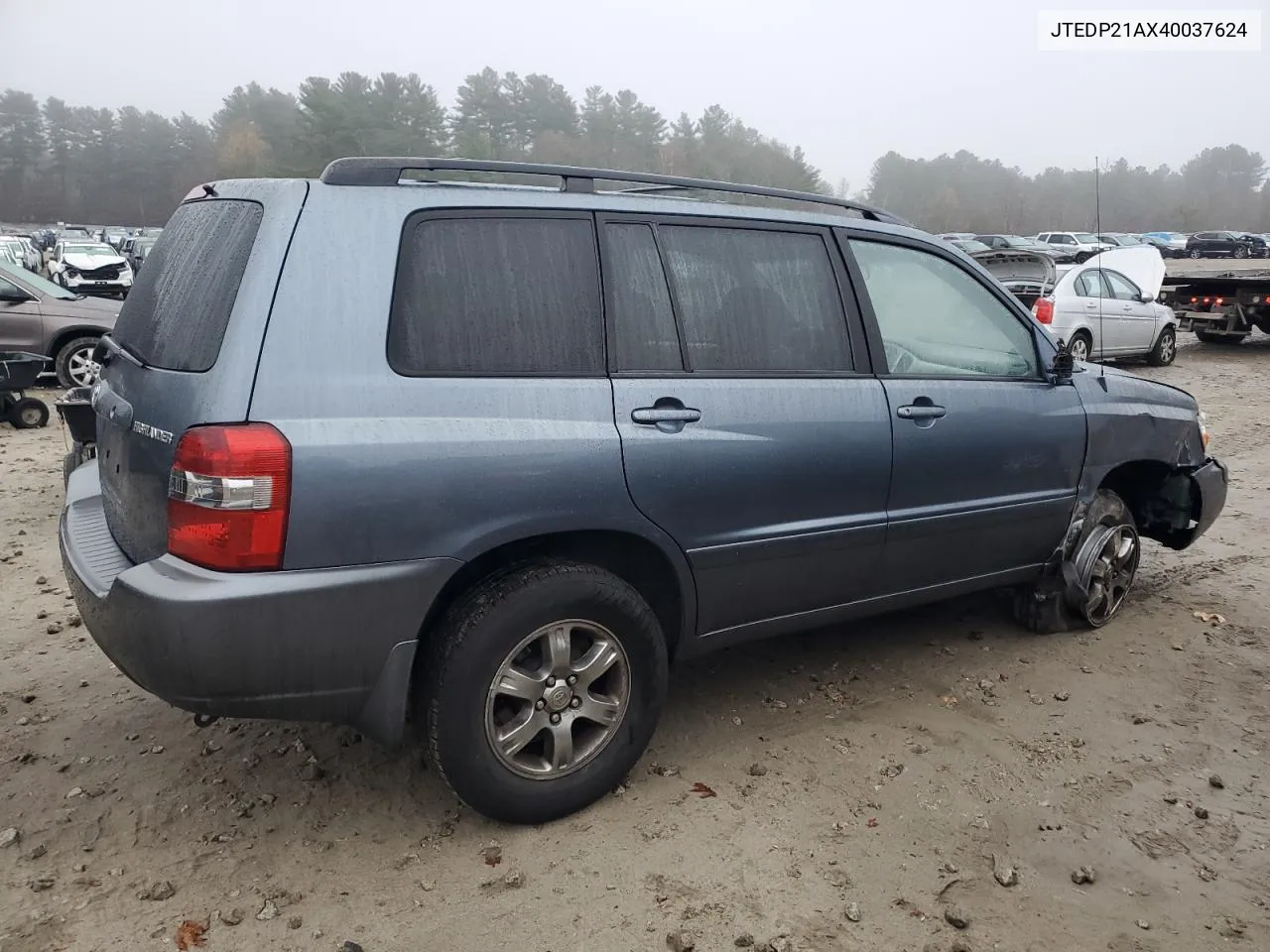 2004 Toyota Highlander Base VIN: JTEDP21AX40037624 Lot: 78403284