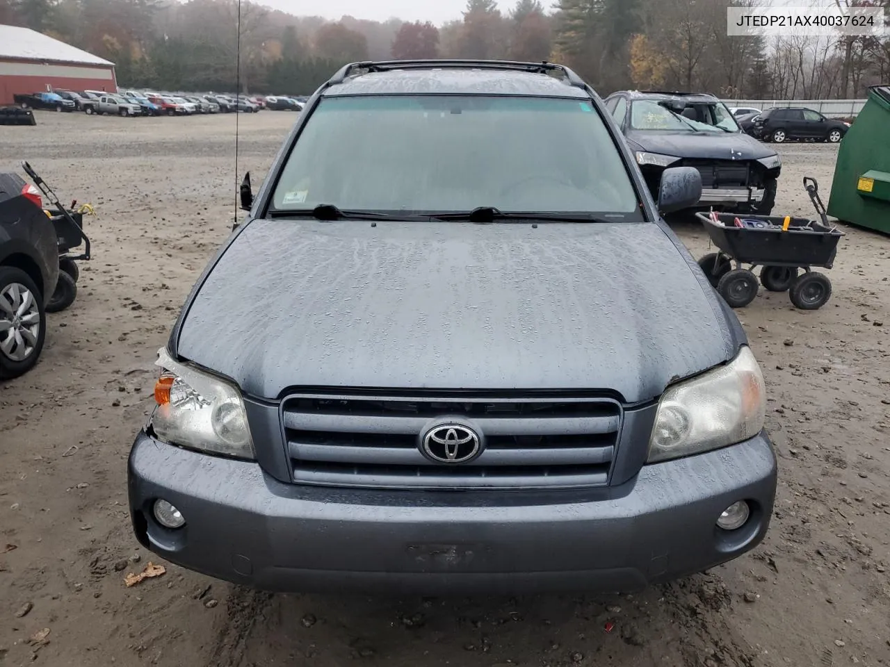 2004 Toyota Highlander Base VIN: JTEDP21AX40037624 Lot: 78403284