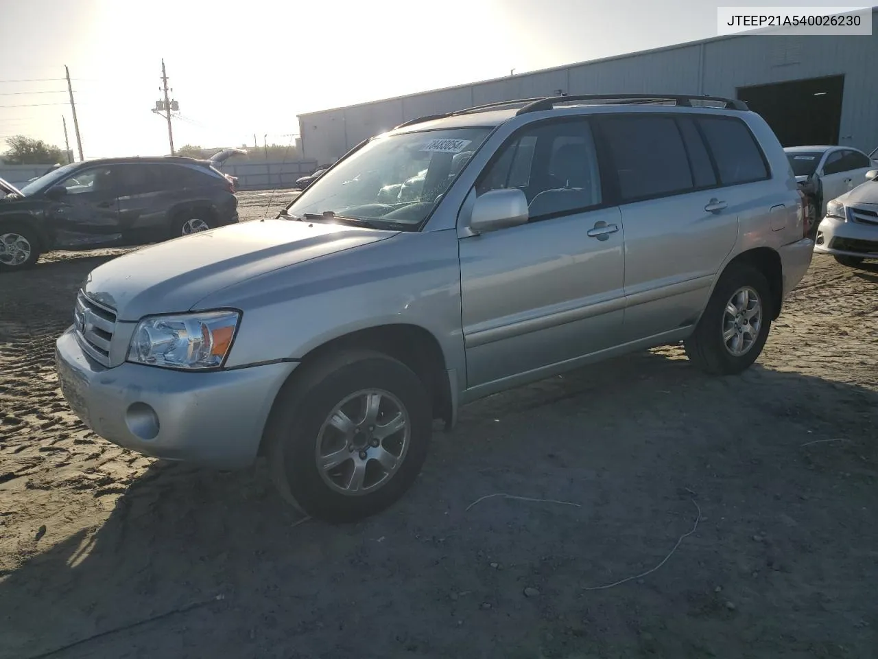 2004 Toyota Highlander VIN: JTEEP21A540026230 Lot: 78483054