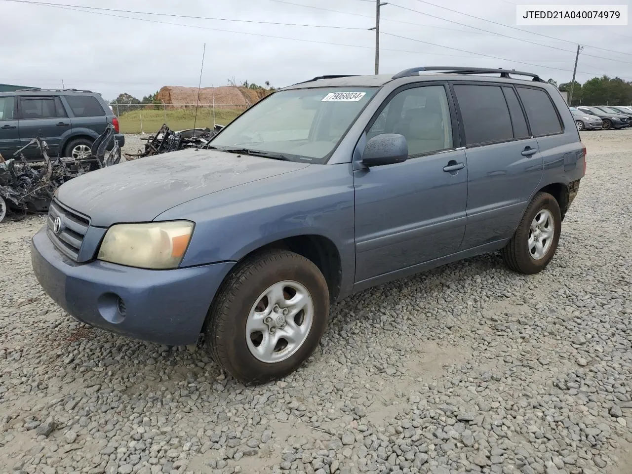 2004 Toyota Highlander VIN: JTEDD21A040074979 Lot: 79068034