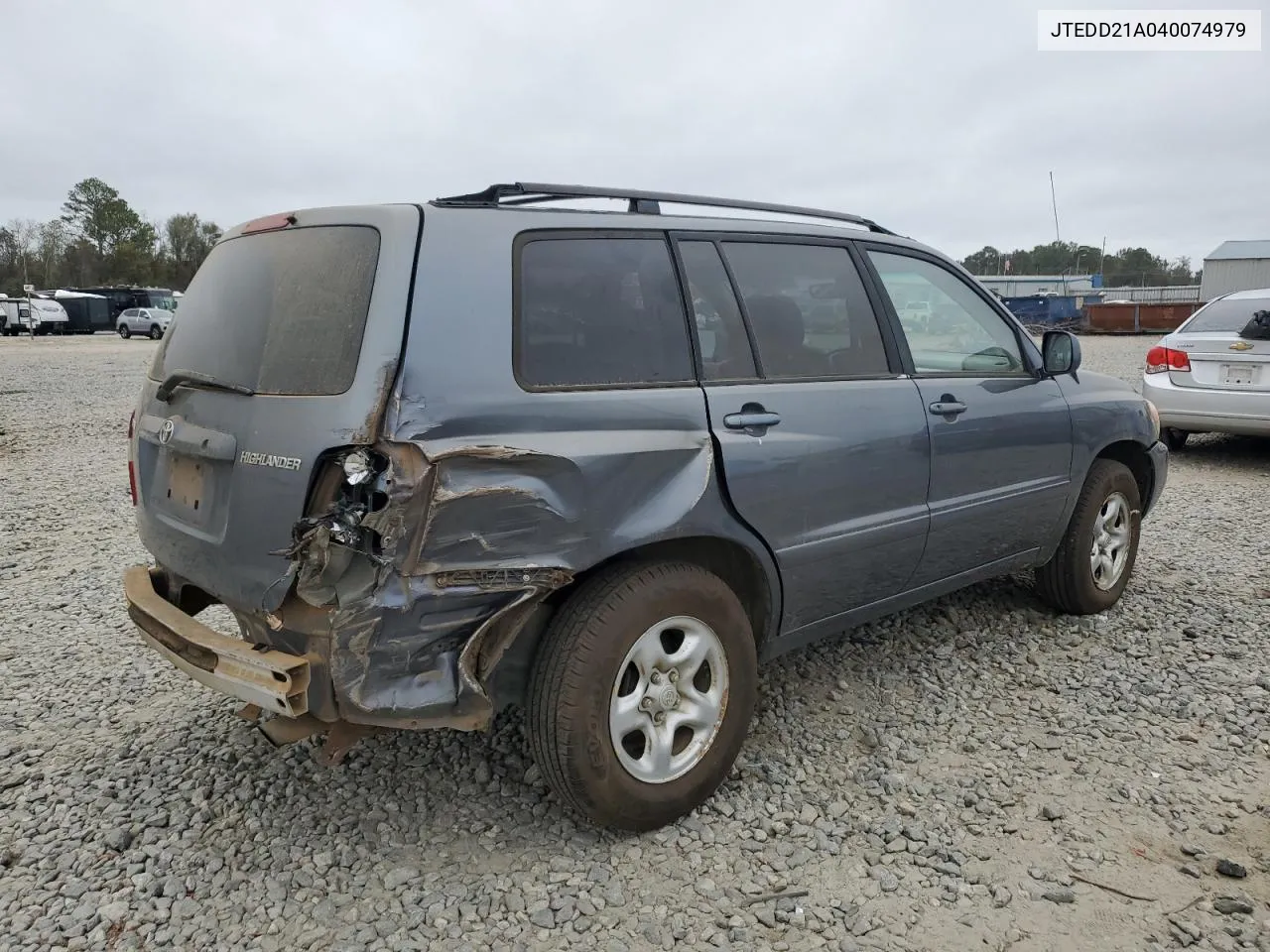 2004 Toyota Highlander VIN: JTEDD21A040074979 Lot: 79068034