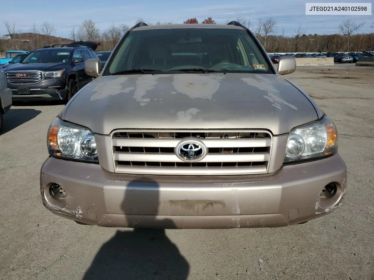 2004 Toyota Highlander VIN: JTEGD21A240102598 Lot: 79093254