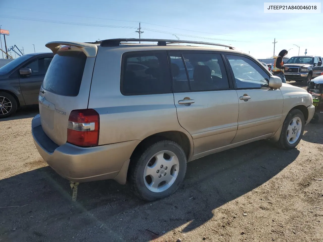 2004 Toyota Highlander VIN: JTEEP21A840046018 Lot: 79944334