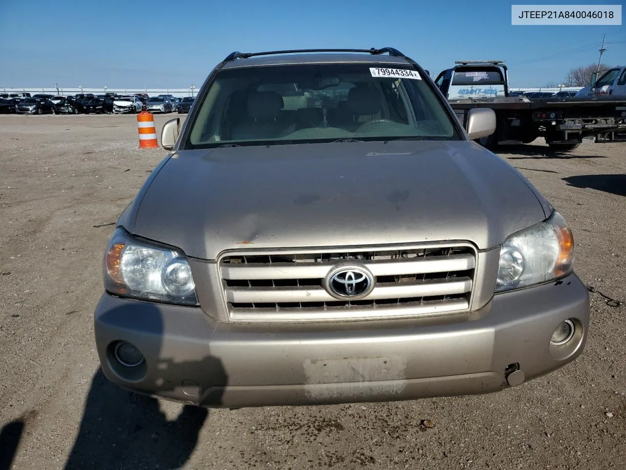 2004 Toyota Highlander VIN: JTEEP21A840046018 Lot: 79944334