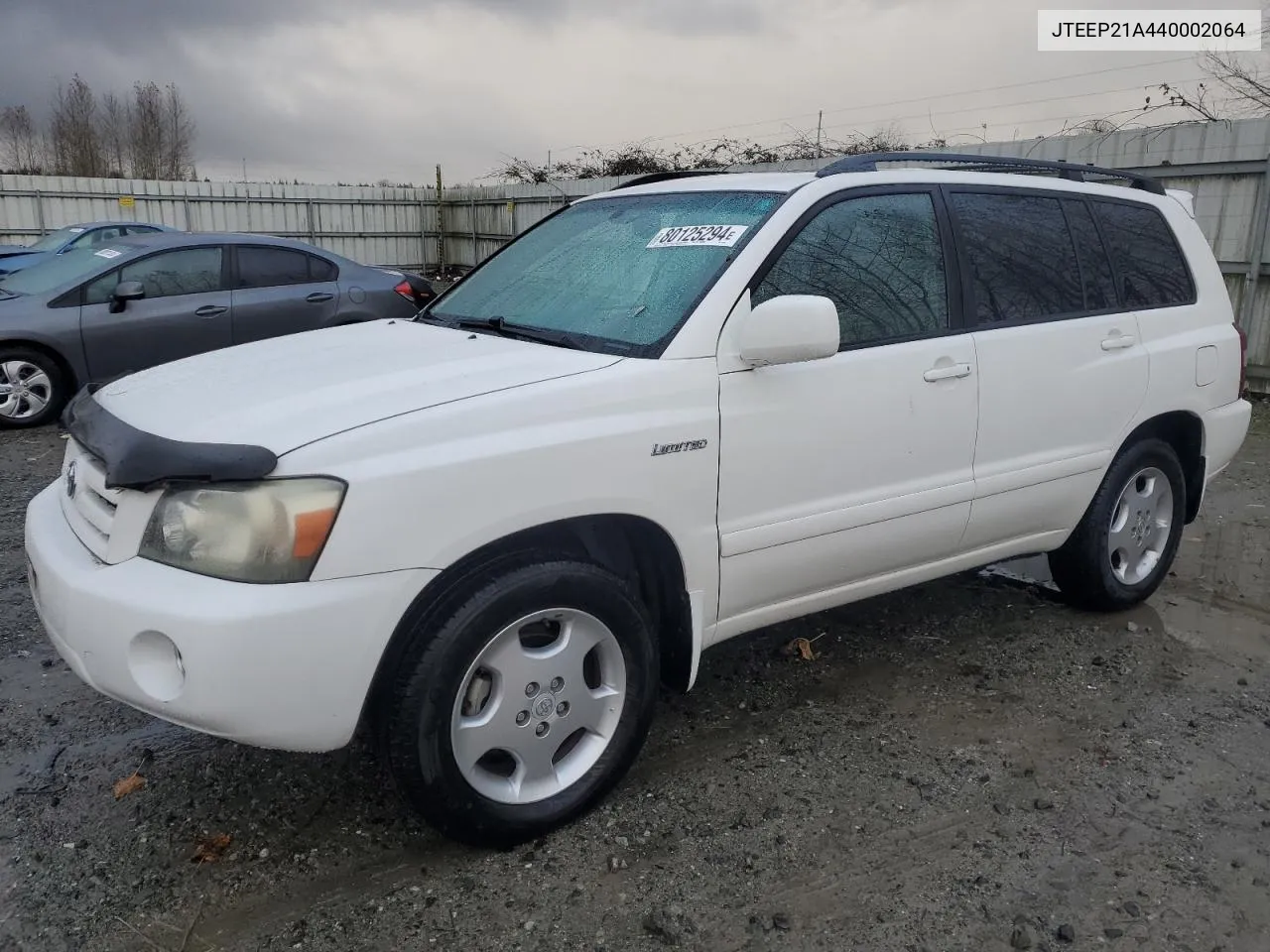 2004 Toyota Highlander VIN: JTEEP21A440002064 Lot: 80125294