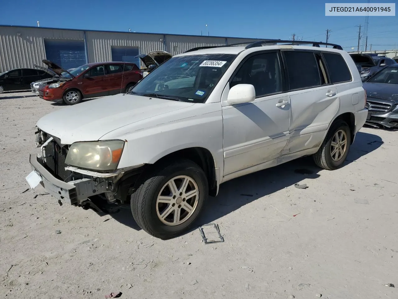 2004 Toyota Highlander VIN: JTEGD21A640091945 Lot: 80286354