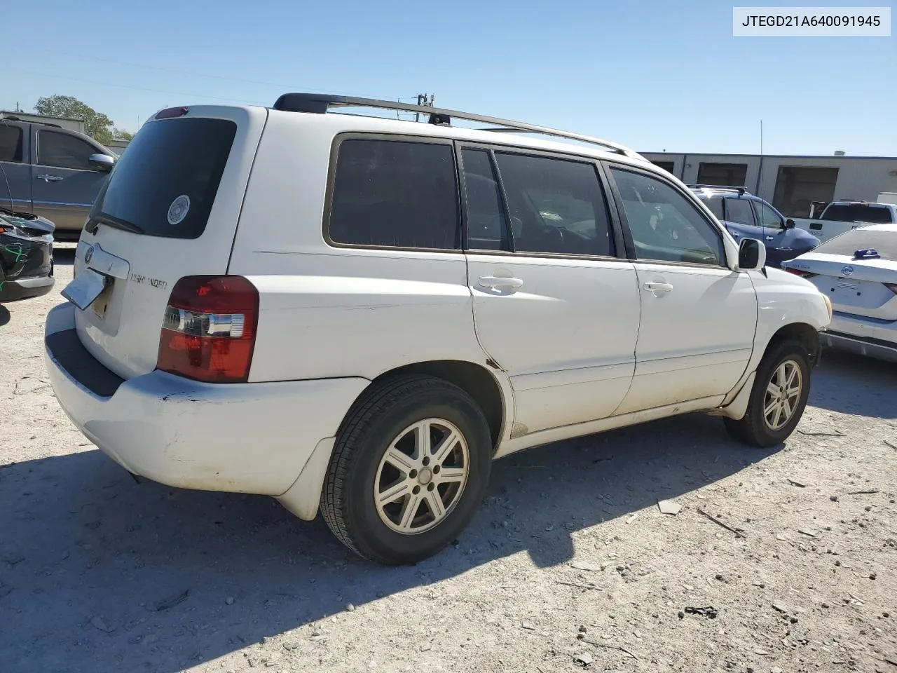 2004 Toyota Highlander VIN: JTEGD21A640091945 Lot: 80286354