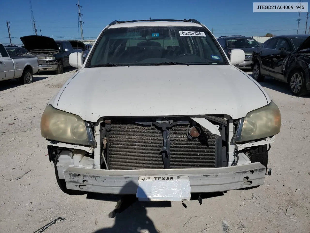 2004 Toyota Highlander VIN: JTEGD21A640091945 Lot: 80286354