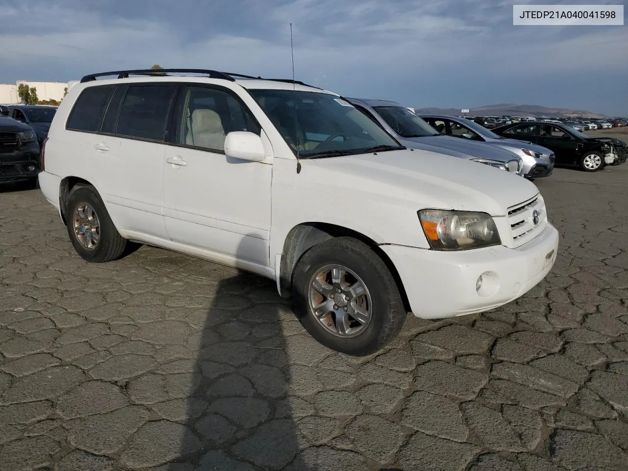 2004 Toyota Highlander Base VIN: JTEDP21A040041598 Lot: 80536014