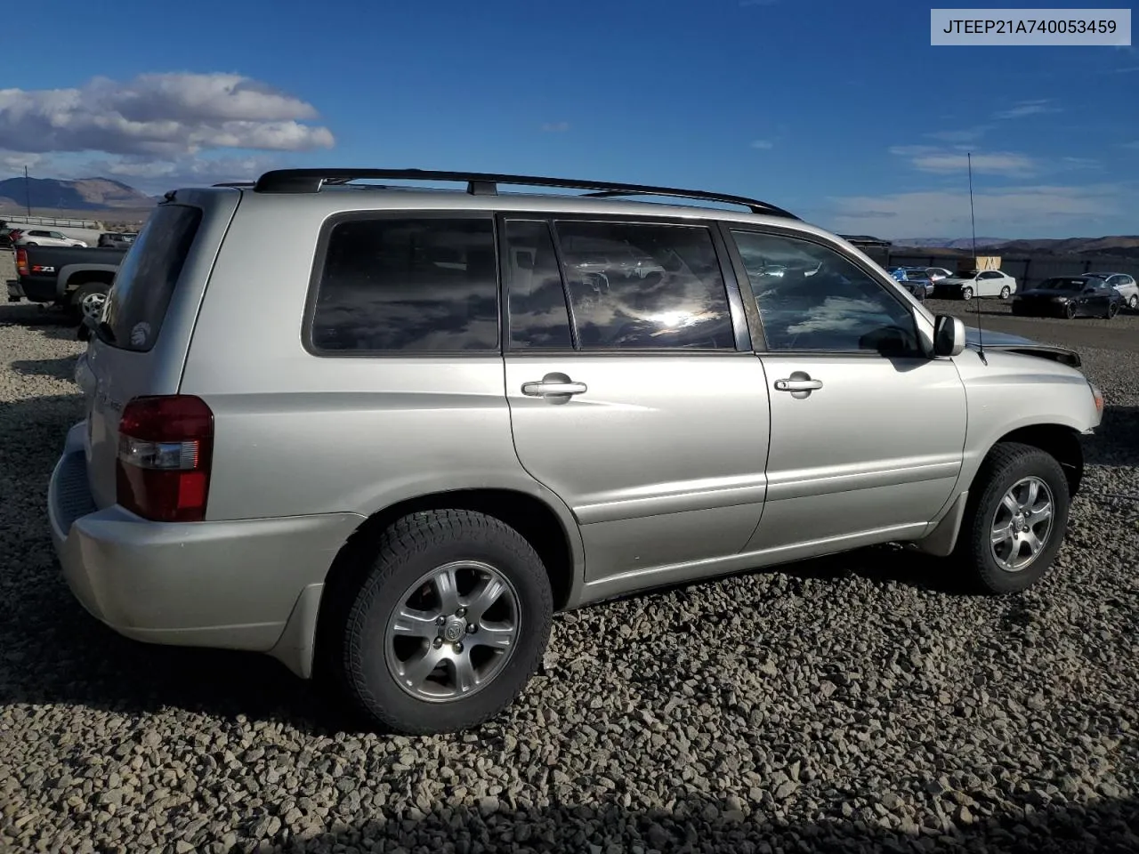 2004 Toyota Highlander VIN: JTEEP21A740053459 Lot: 80614534