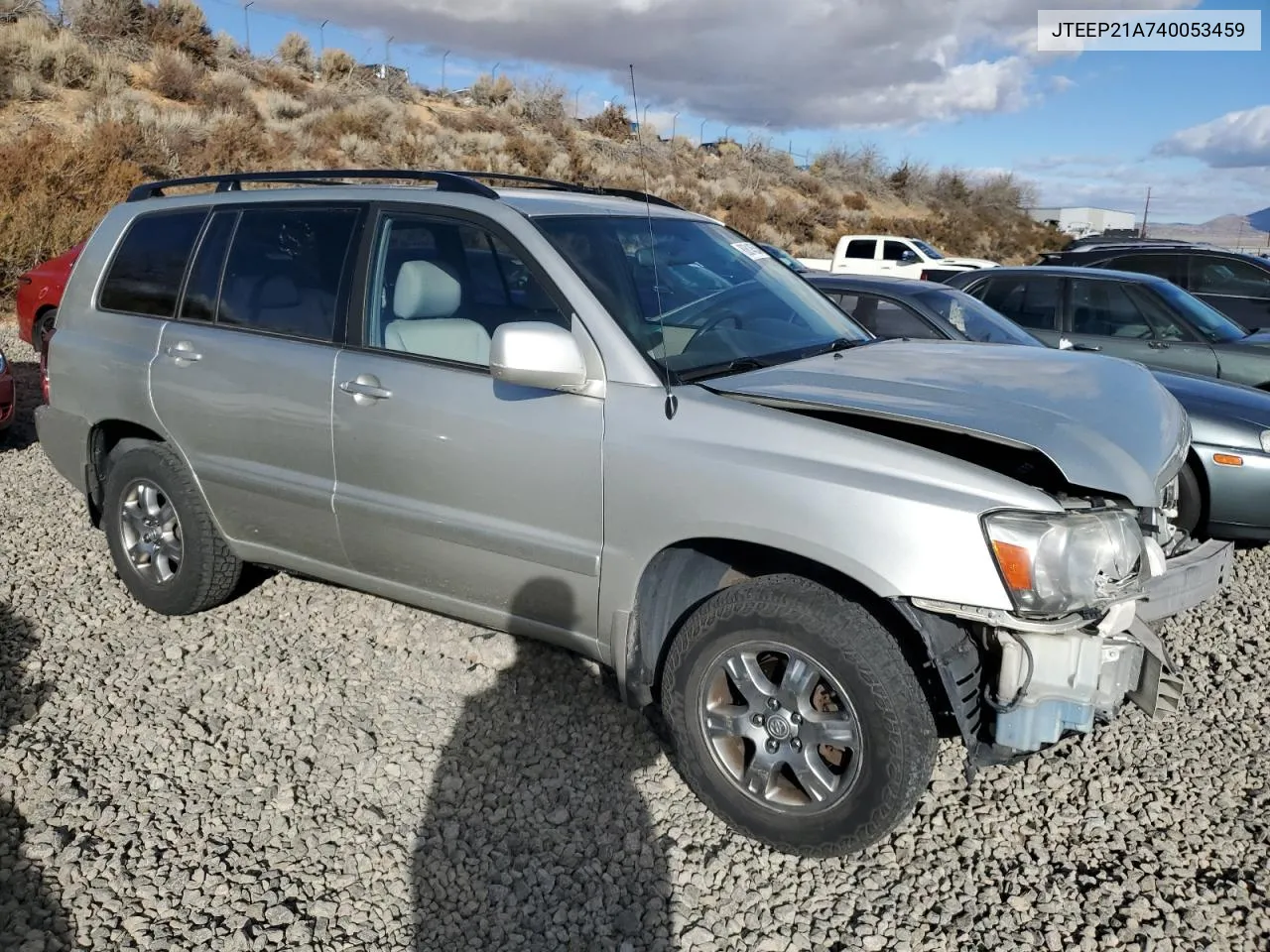 2004 Toyota Highlander VIN: JTEEP21A740053459 Lot: 80614534