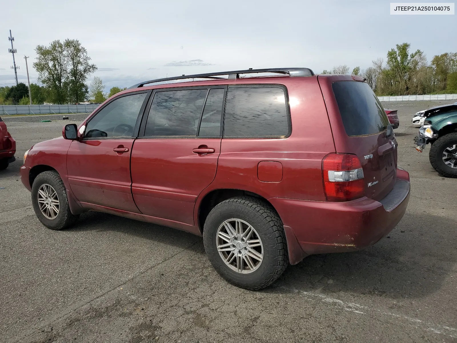 2005 Toyota Highlander Limited VIN: JTEEP21A250104075 Lot: 50734204