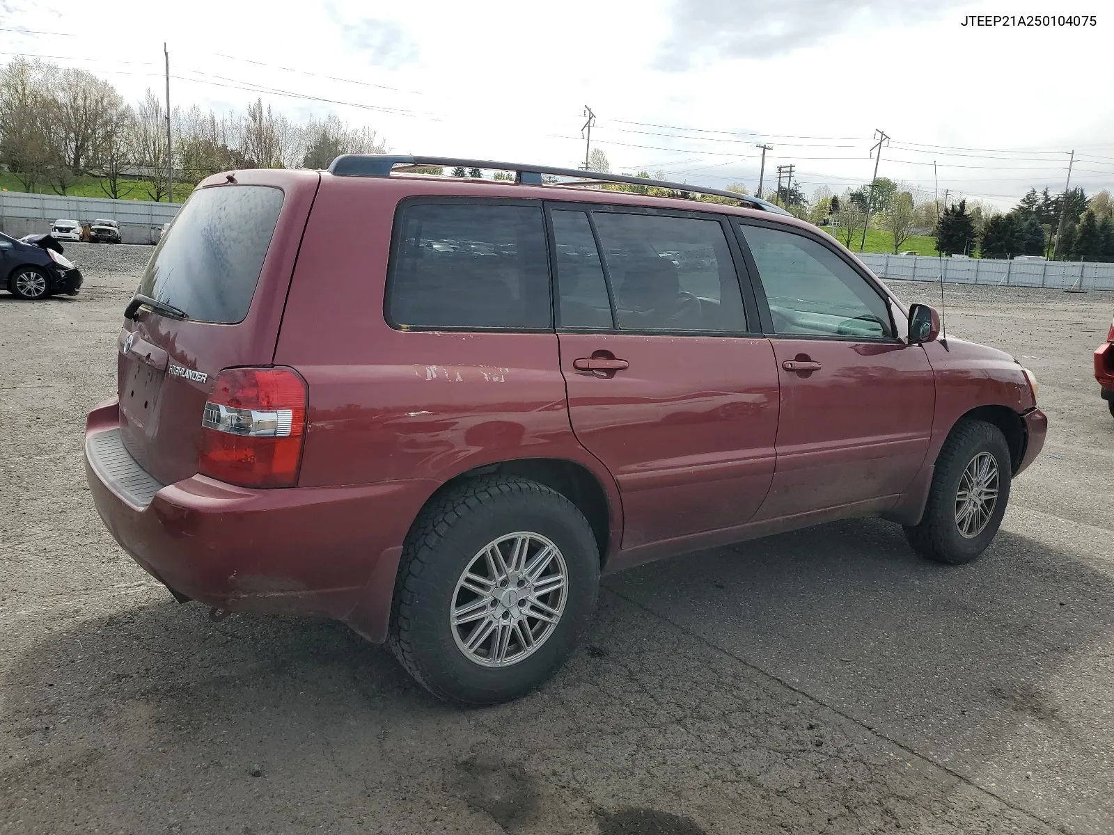 2005 Toyota Highlander Limited VIN: JTEEP21A250104075 Lot: 50734204