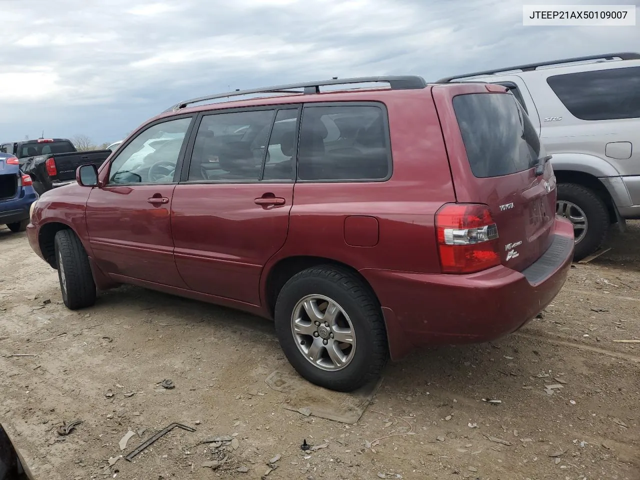 2005 Toyota Highlander Limited VIN: JTEEP21AX50109007 Lot: 51574524