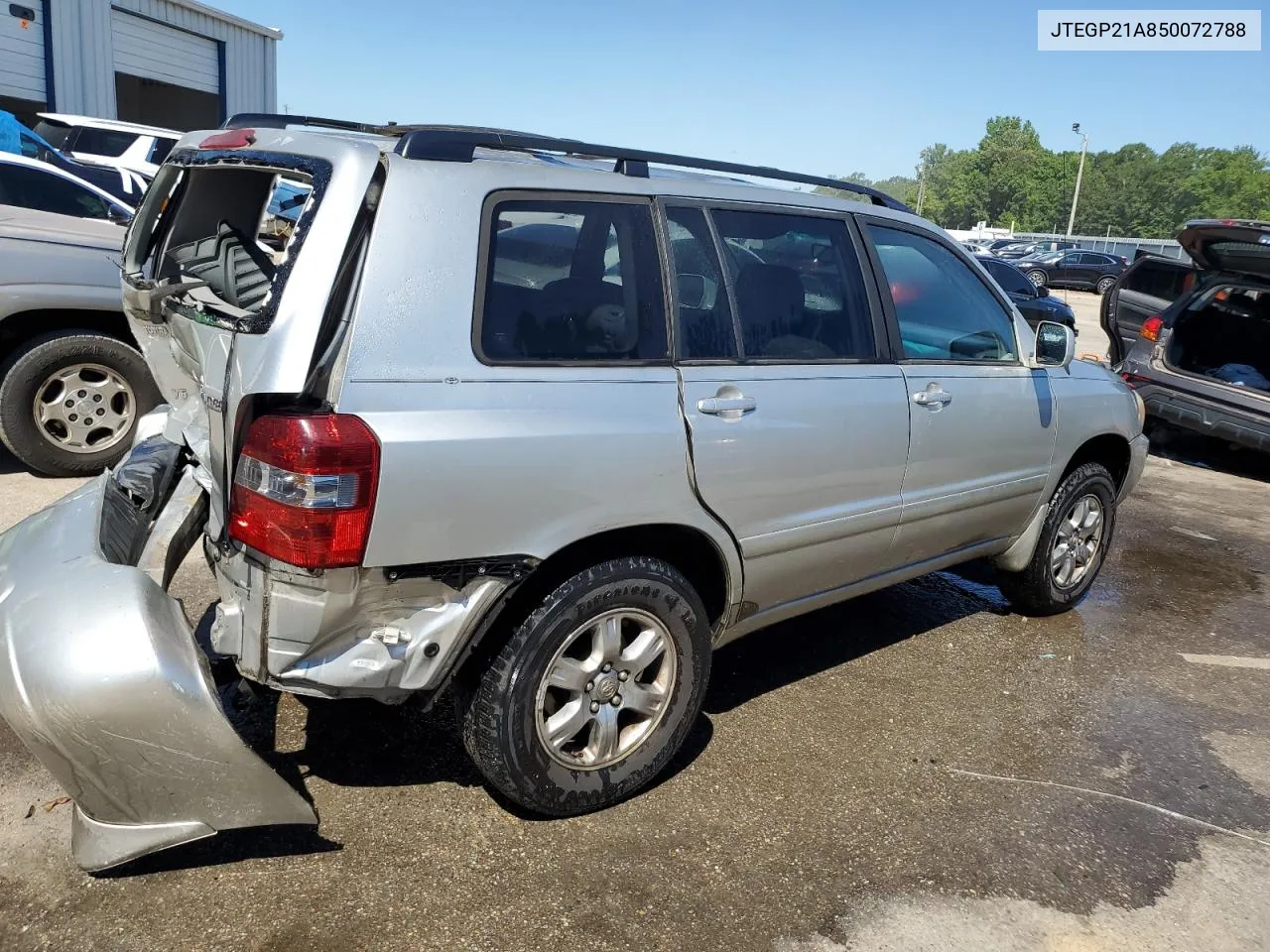 2005 Toyota Highlander Limited VIN: JTEGP21A850072788 Lot: 60160564