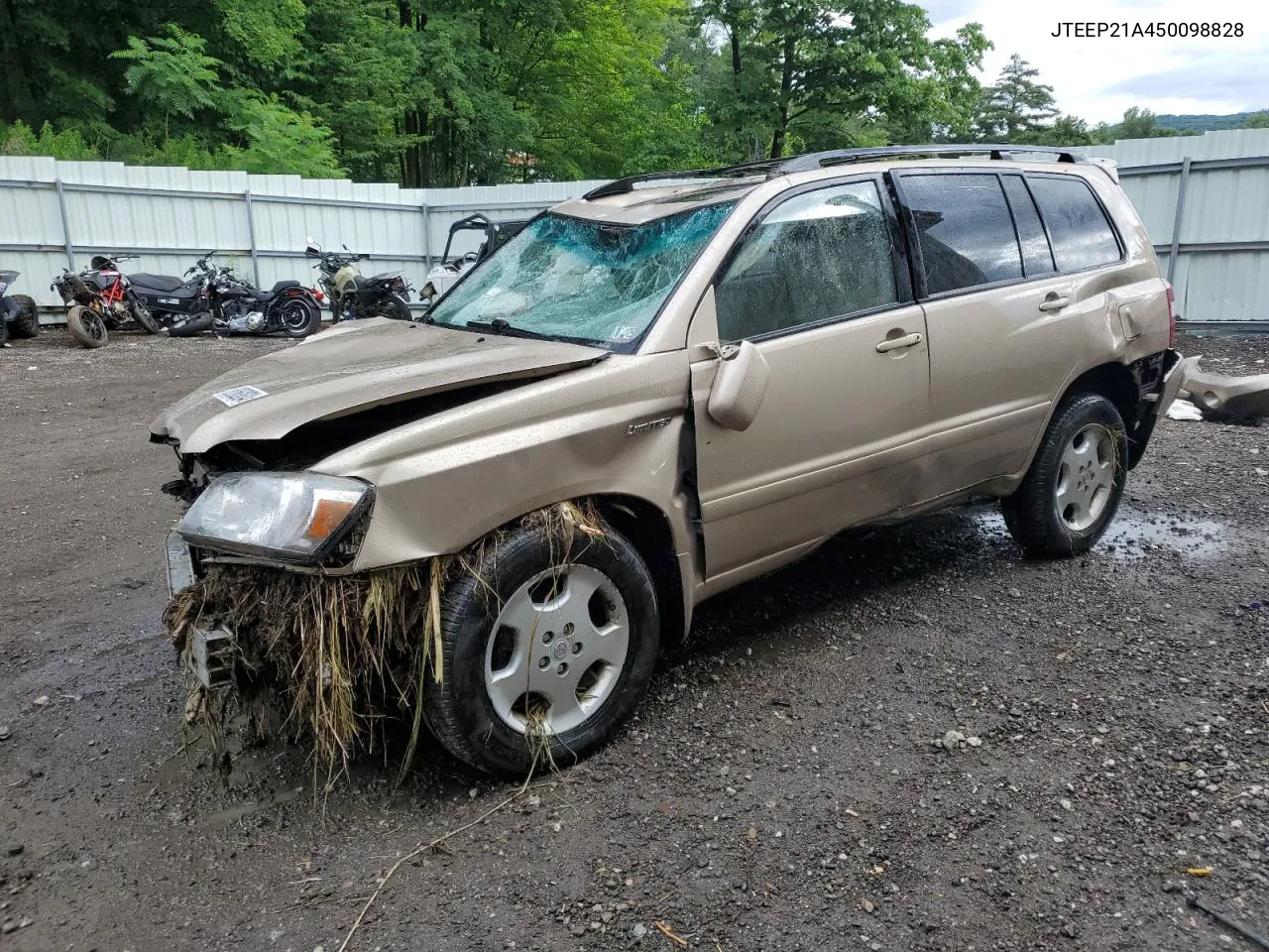 2005 Toyota Highlander Limited VIN: JTEEP21A450098828 Lot: 60562834