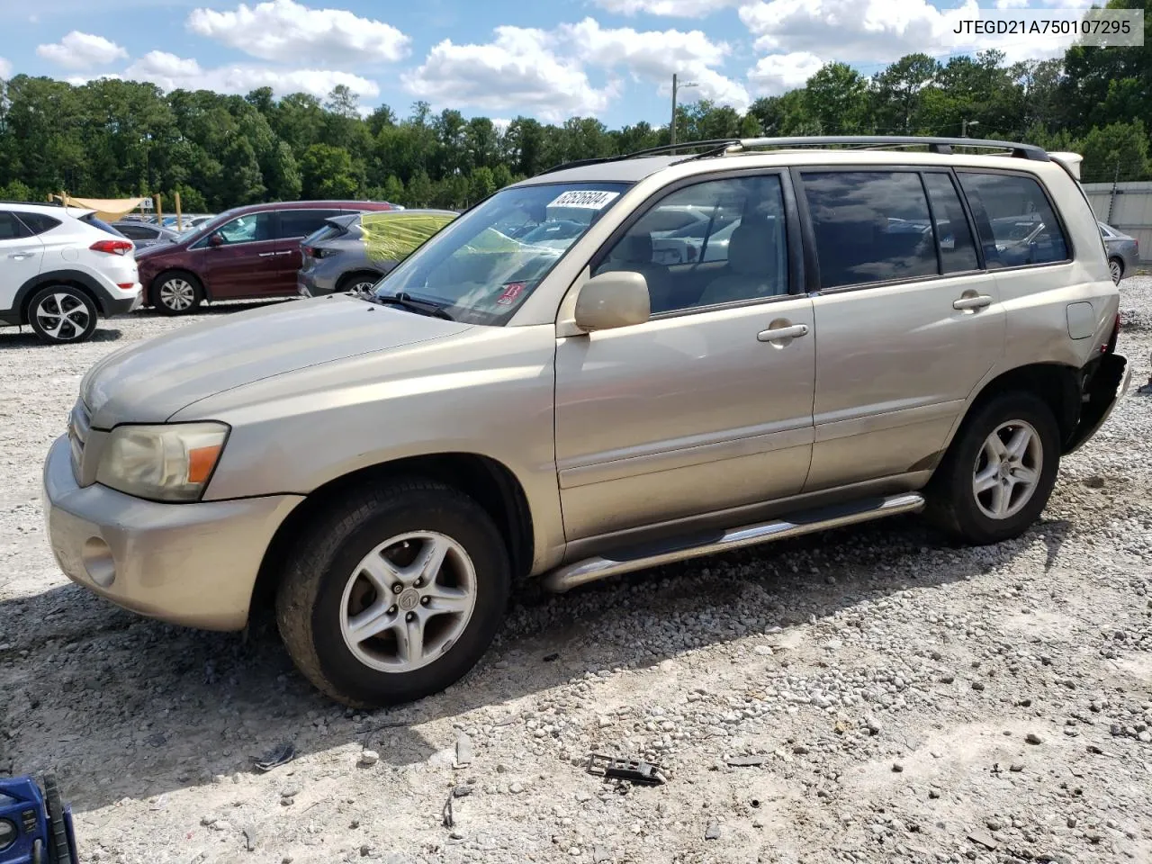 2005 Toyota Highlander VIN: JTEGD21A750107295 Lot: 62526604