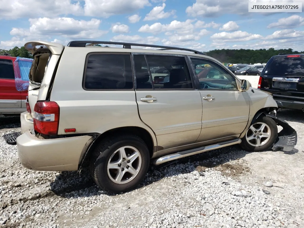 2005 Toyota Highlander VIN: JTEGD21A750107295 Lot: 62526604