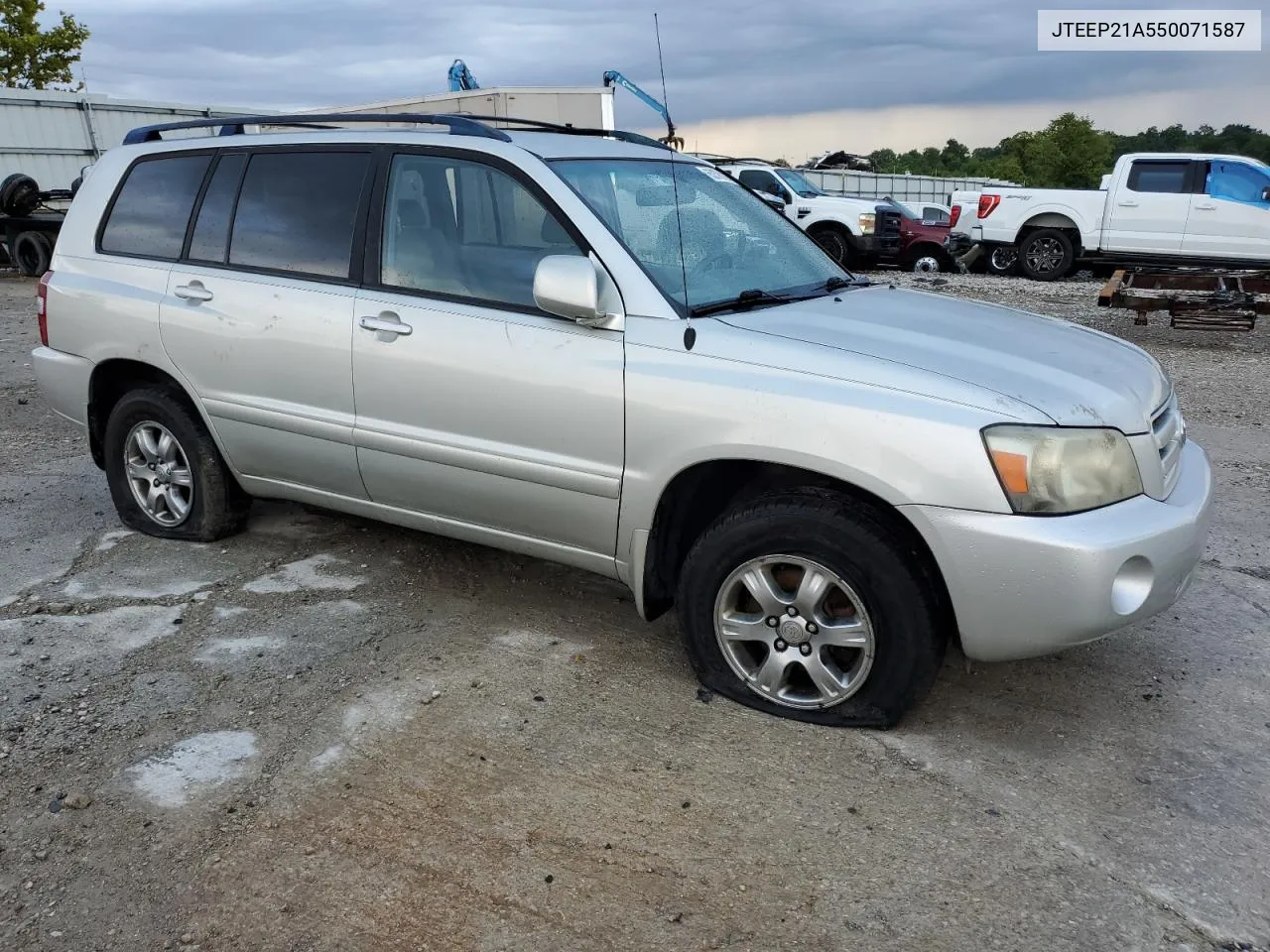 2005 Toyota Highlander Limited VIN: JTEEP21A550071587 Lot: 65376124