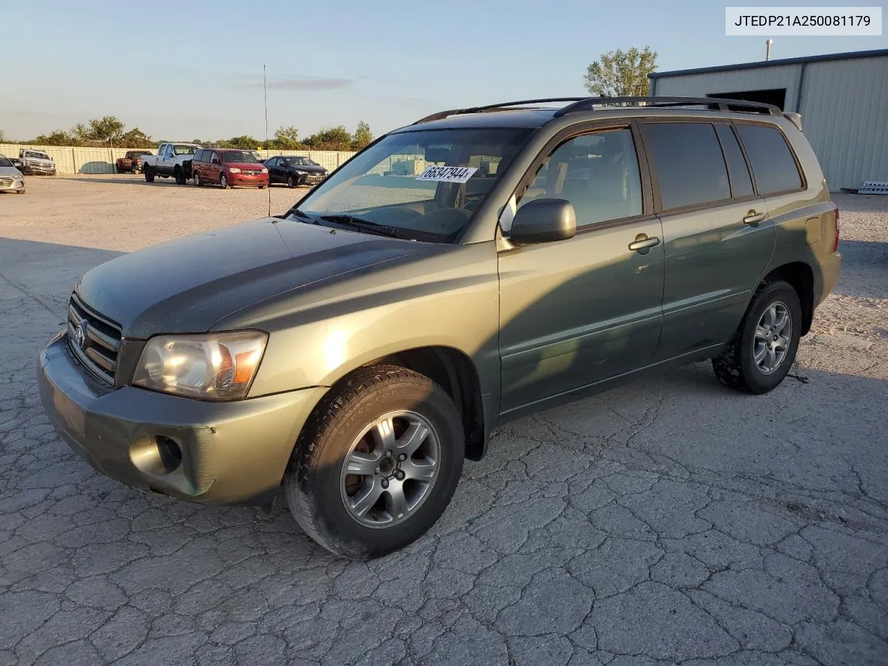 2005 Toyota Highlander Limited VIN: JTEDP21A250081179 Lot: 66347944