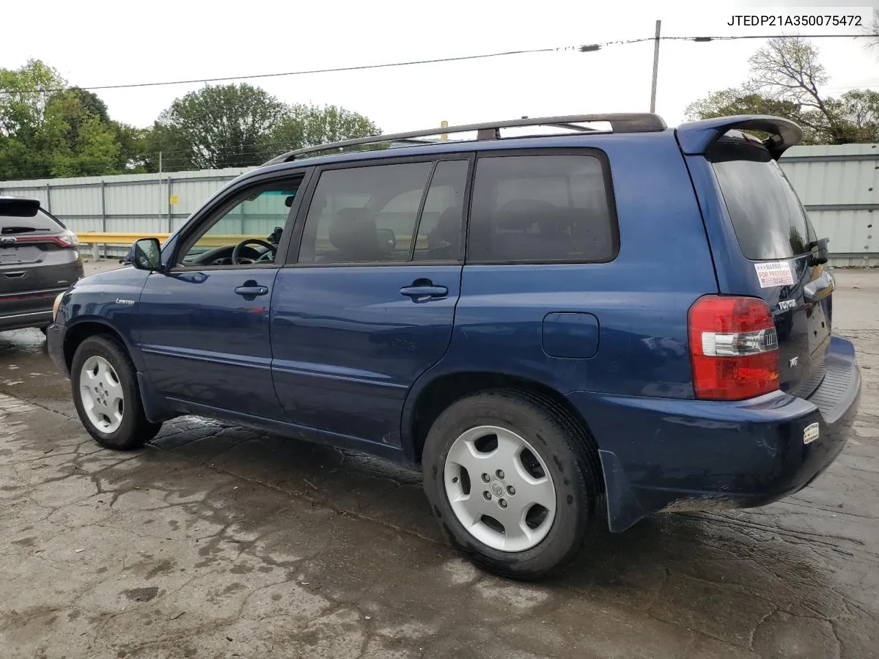 2005 Toyota Highlander Limited VIN: JTEDP21A350075472 Lot: 66597824