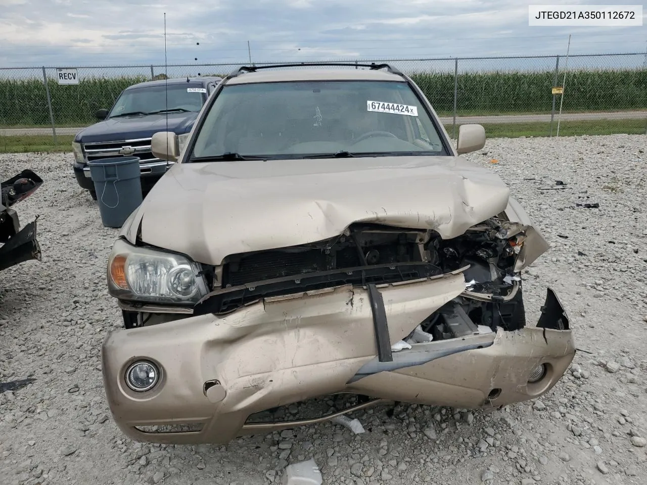 2005 Toyota Highlander VIN: JTEGD21A350112672 Lot: 67444424