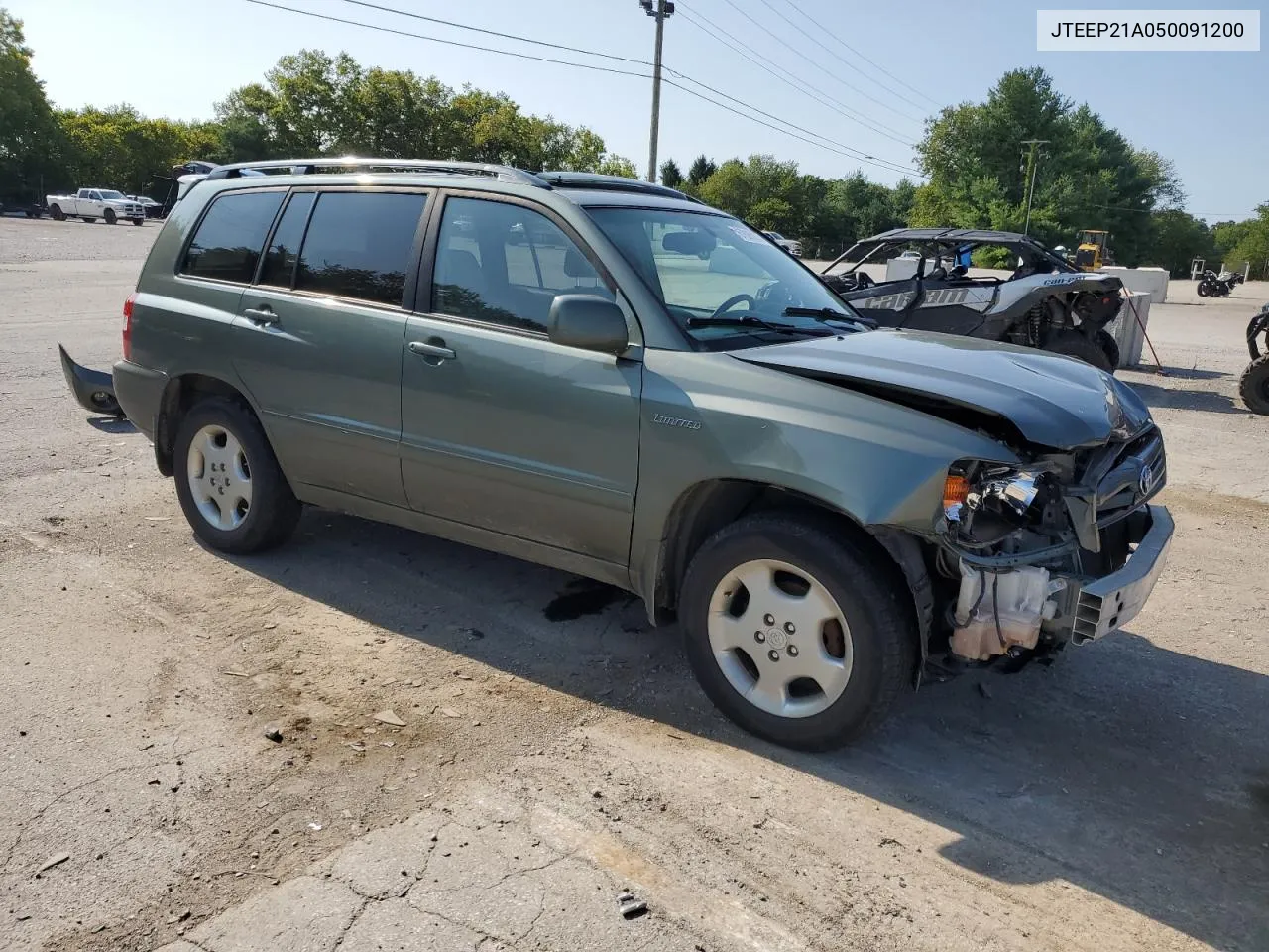 2005 Toyota Highlander Limited VIN: JTEEP21A050091200 Lot: 67885874