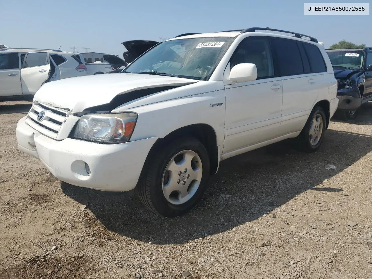 2005 Toyota Highlander Limited VIN: JTEEP21A850072586 Lot: 68433264