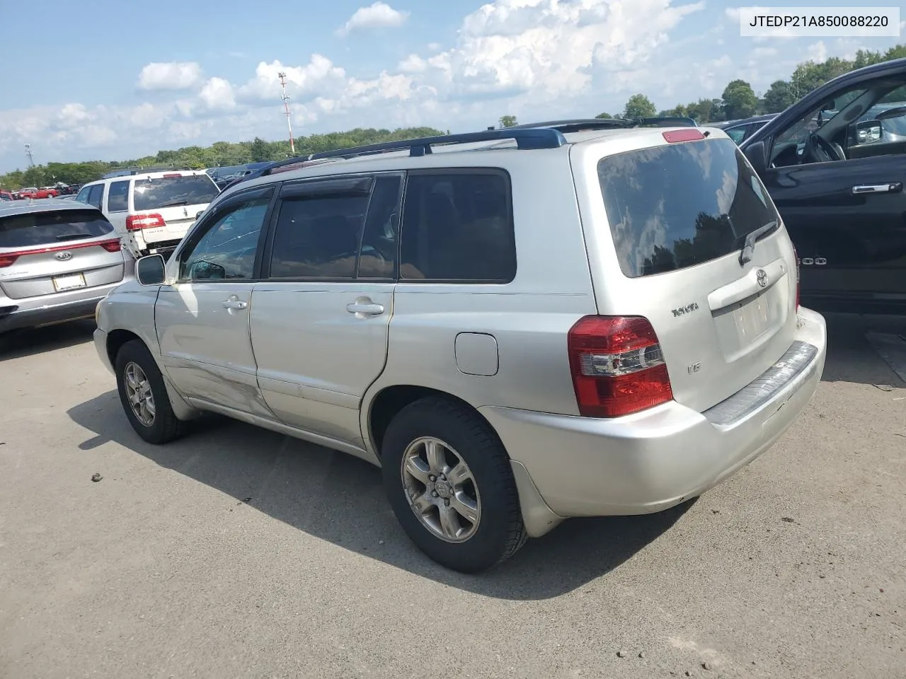 2005 Toyota Highlander Limited VIN: JTEDP21A850088220 Lot: 68453544