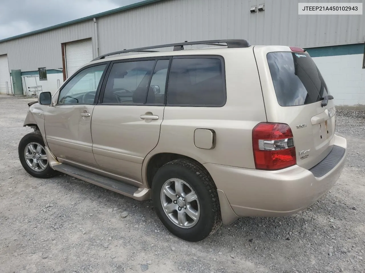 2005 Toyota Highlander Limited VIN: JTEEP21A450102943 Lot: 68981084