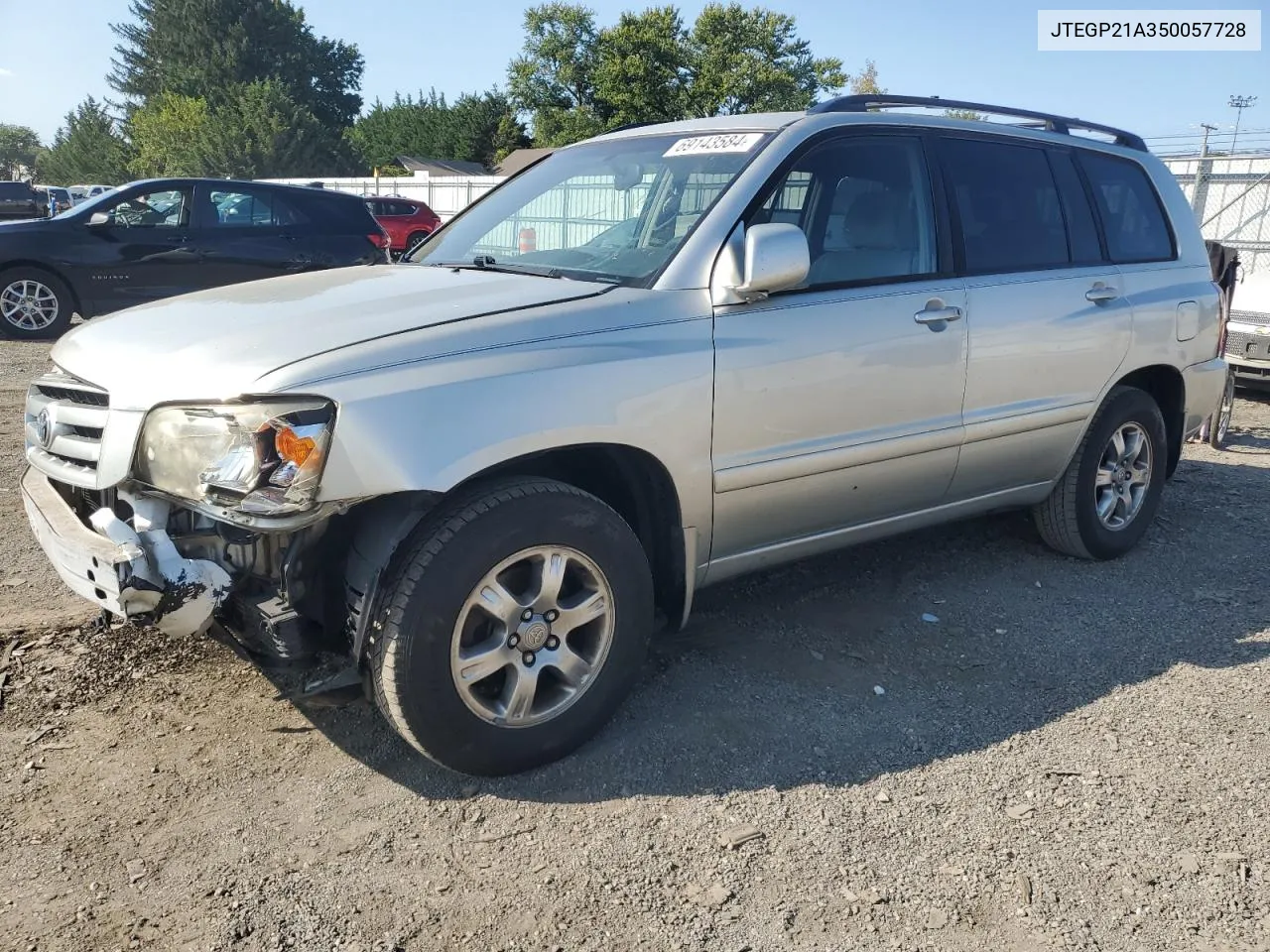 2005 Toyota Highlander Limited VIN: JTEGP21A350057728 Lot: 69143584