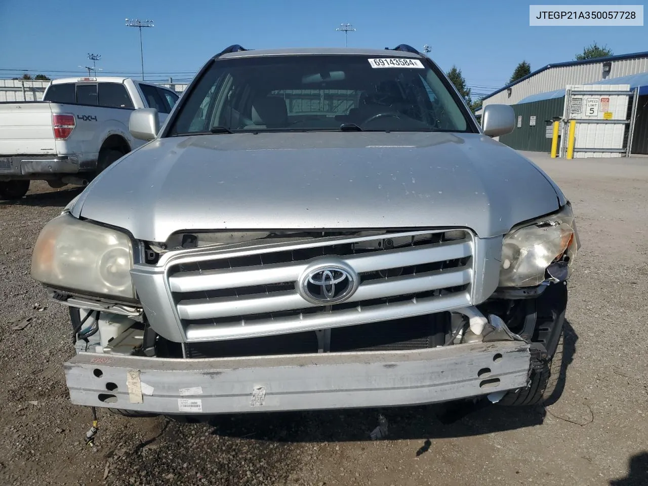 2005 Toyota Highlander Limited VIN: JTEGP21A350057728 Lot: 69143584