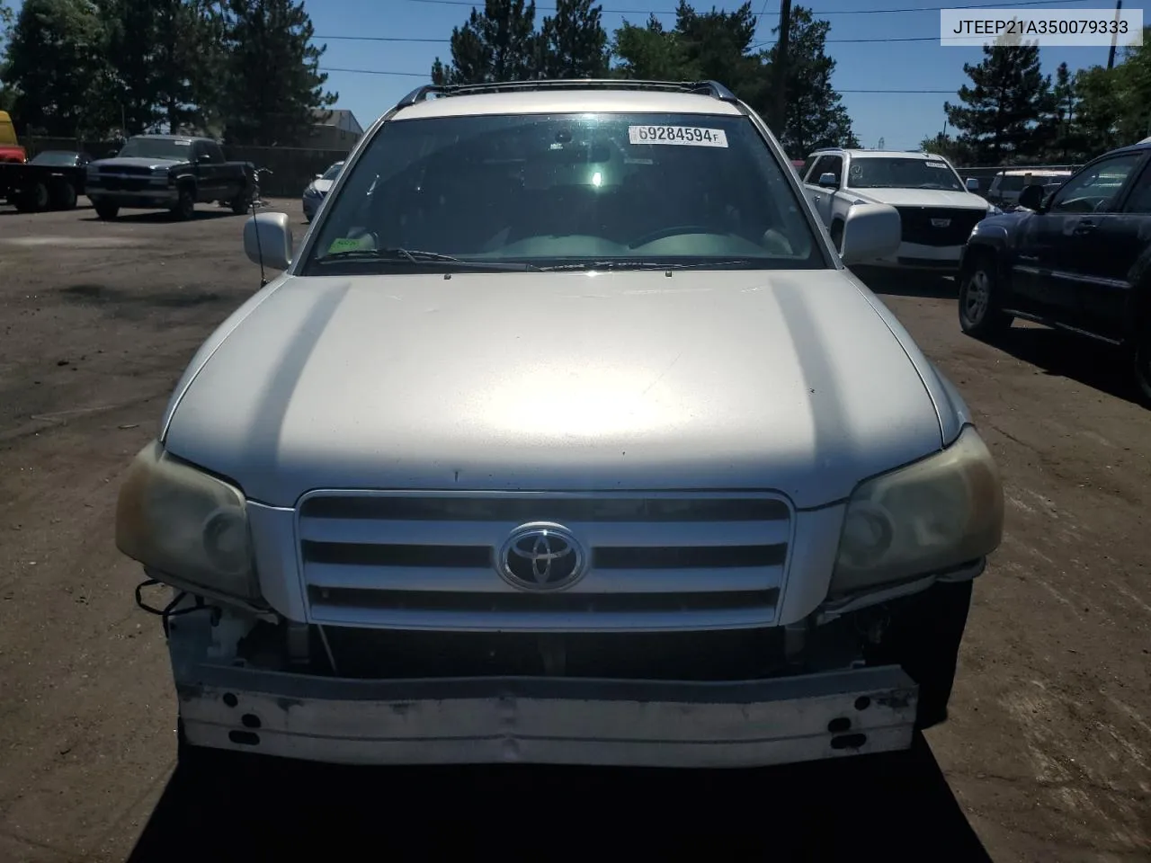 2005 Toyota Highlander Limited VIN: JTEEP21A350079333 Lot: 69284594