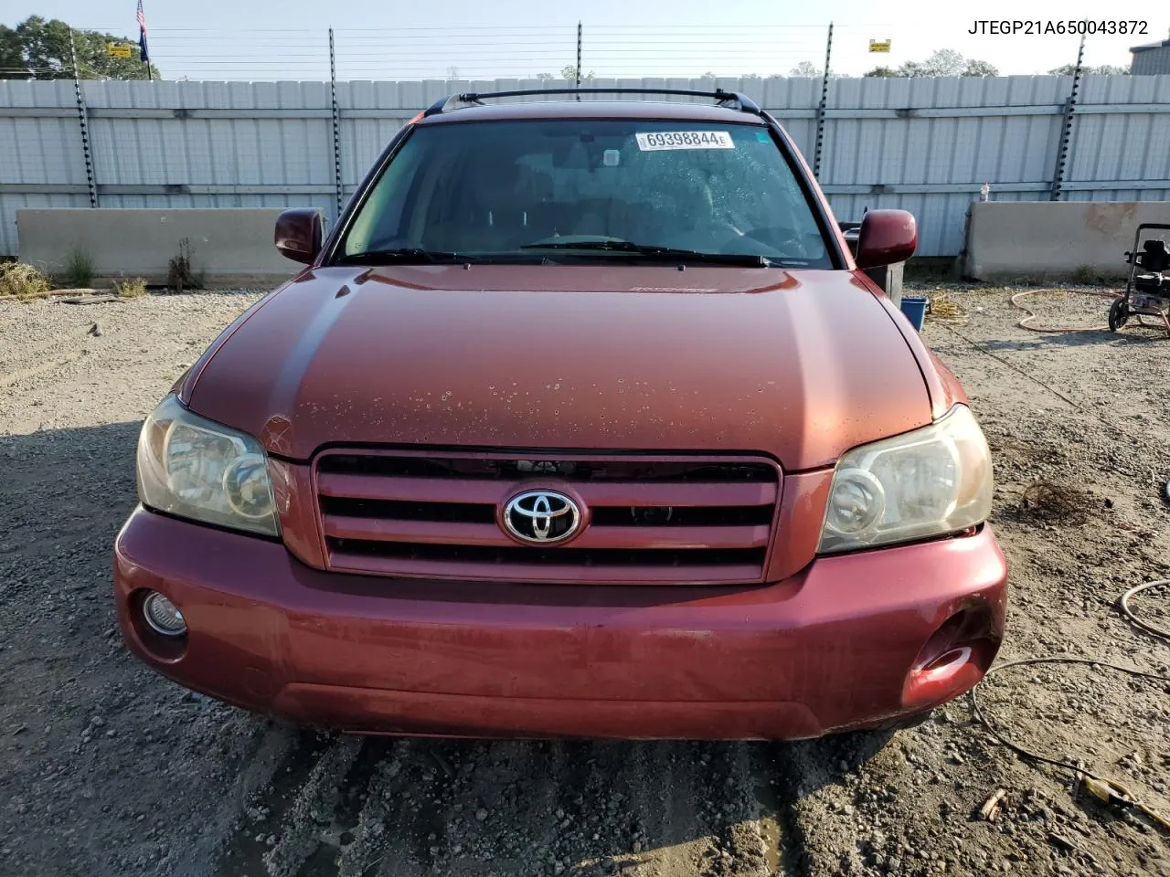 2005 Toyota Highlander Limited VIN: JTEGP21A650043872 Lot: 69398844