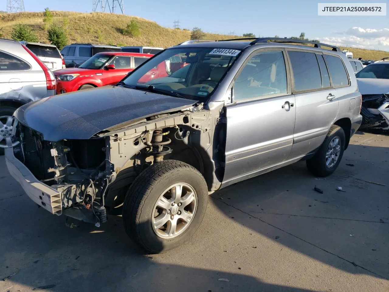 2005 Toyota Highlander Limited VIN: JTEEP21A250084572 Lot: 69441344