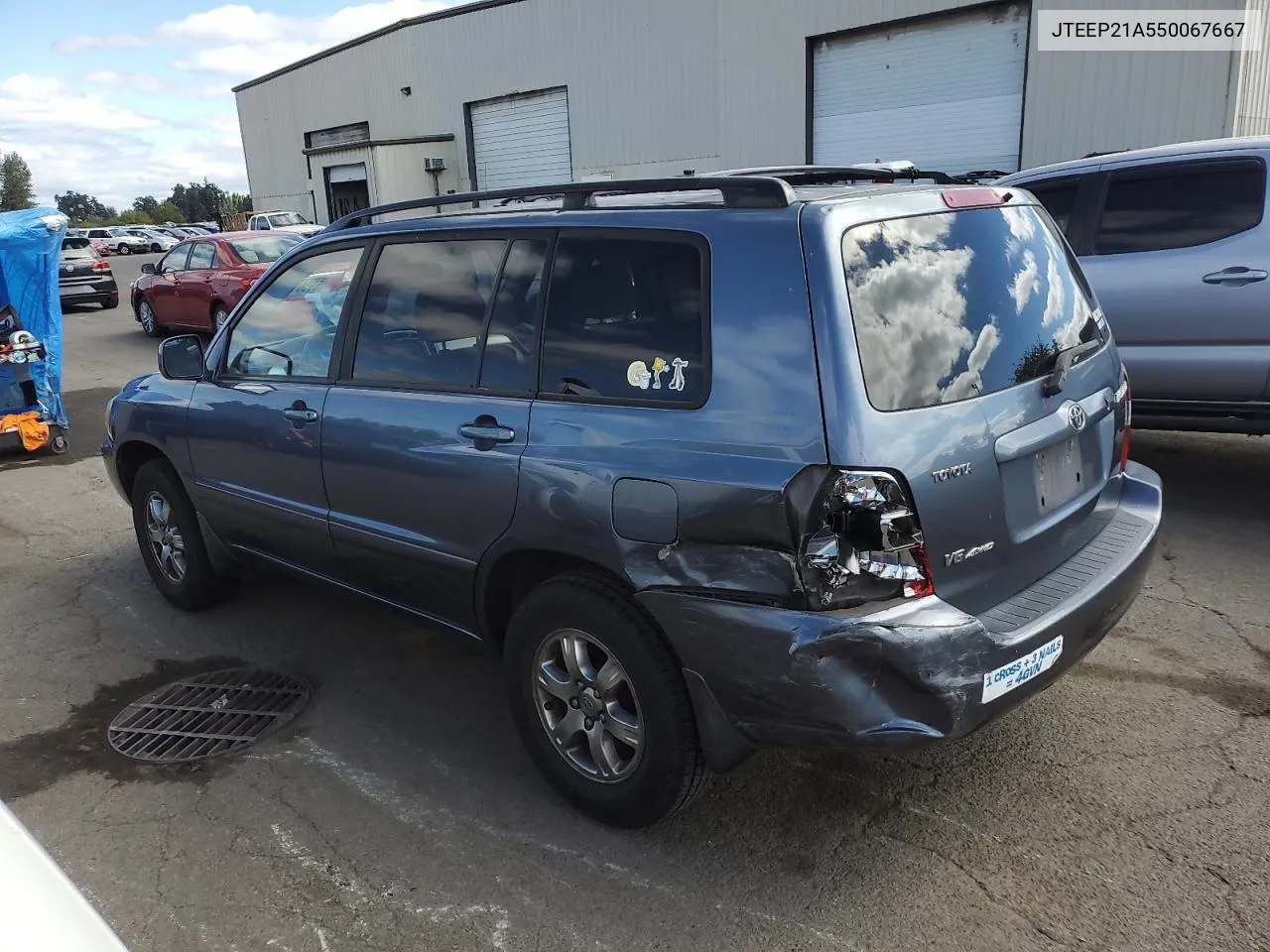 2005 Toyota Highlander Limited VIN: JTEEP21A550067667 Lot: 69561174