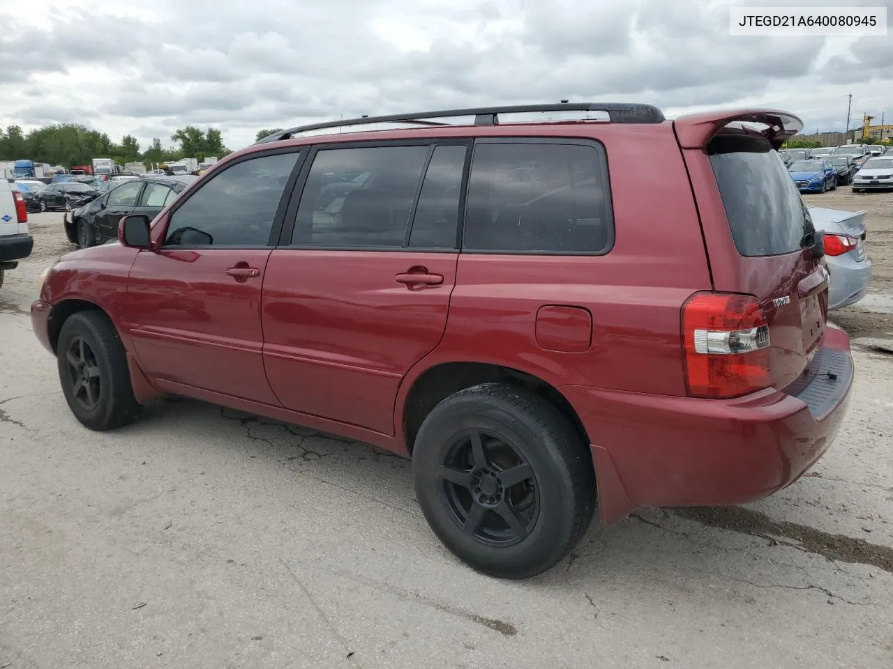 2005 Toyota Highlander VIN: JTEGD21A640080945 Lot: 69806974