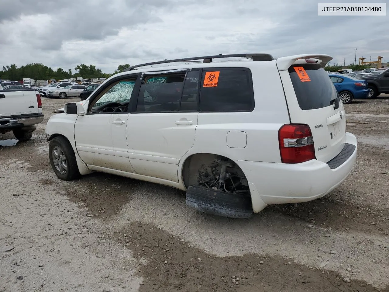 2005 Toyota Highlander Limited VIN: JTEEP21A050104480 Lot: 69825054