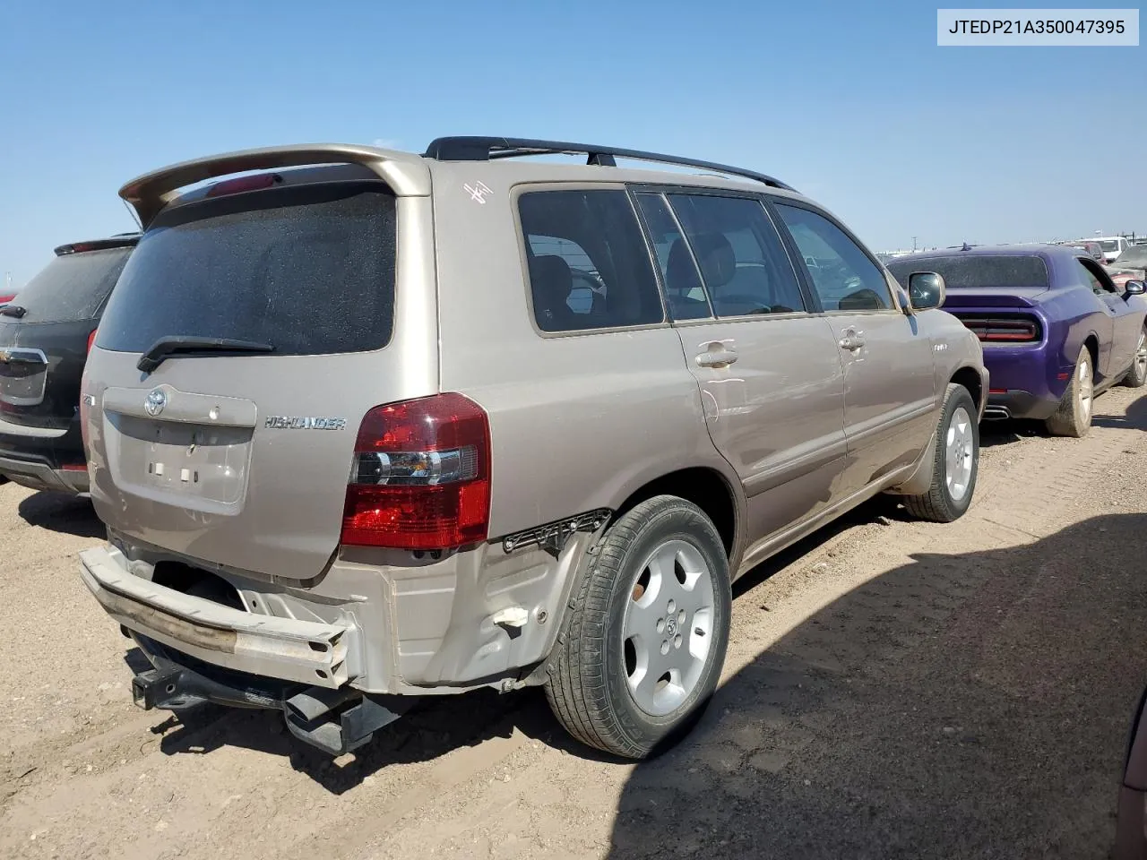 2005 Toyota Highlander Limited VIN: JTEDP21A350047395 Lot: 69970674