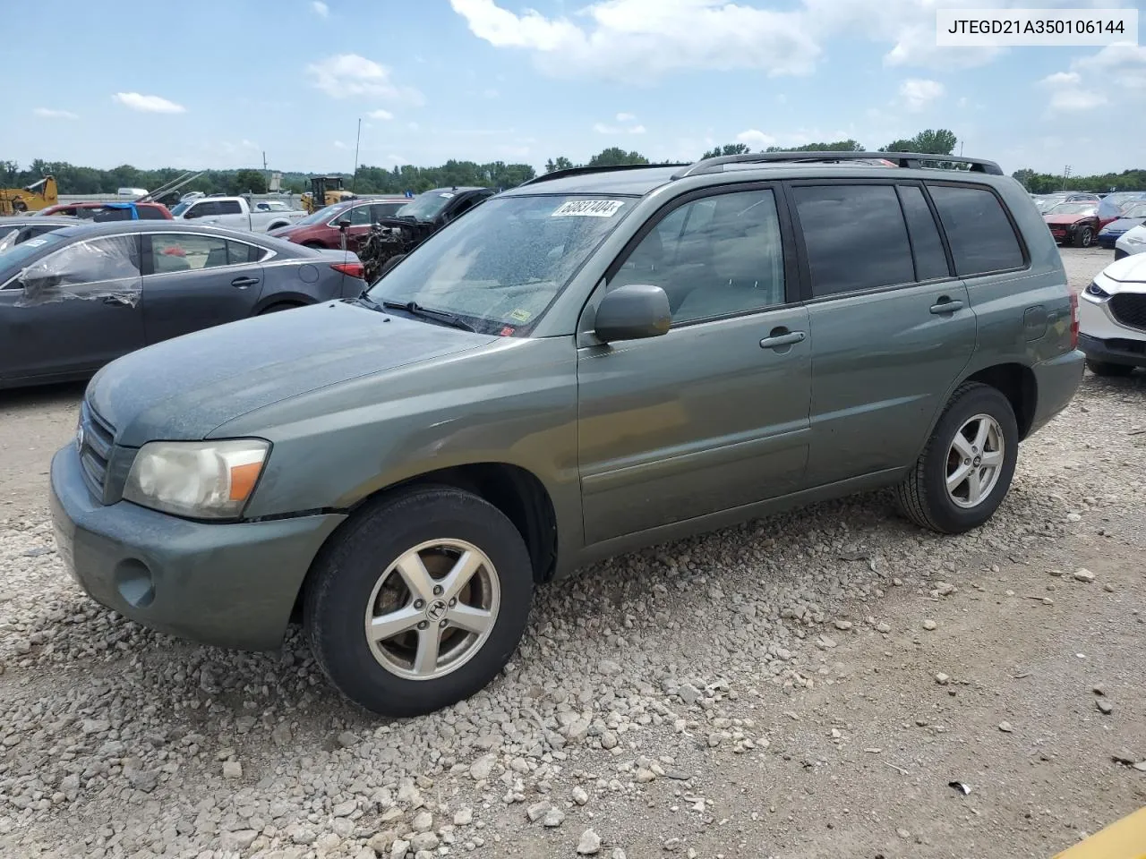 JTEGD21A350106144 2005 Toyota Highlander