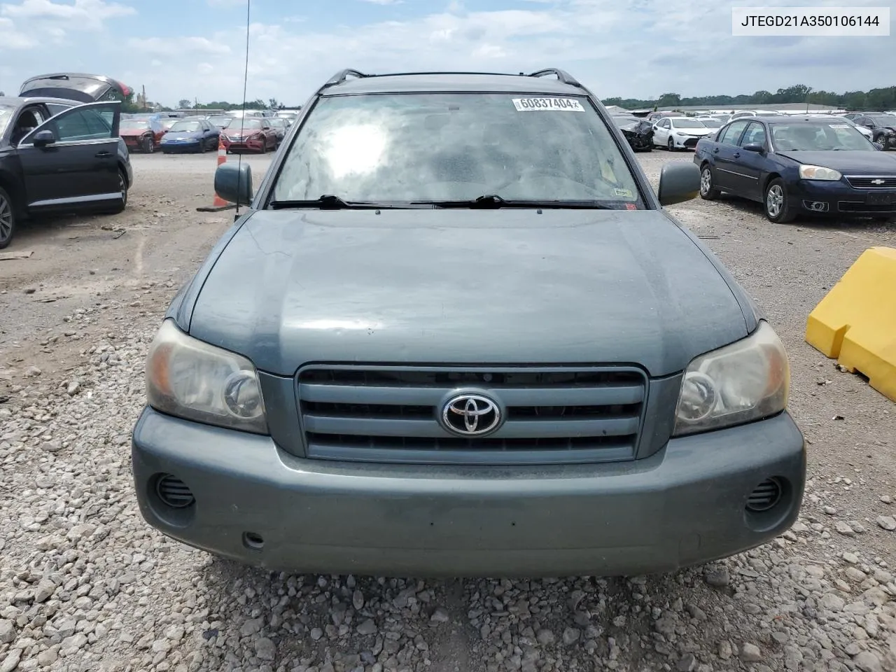 2005 Toyota Highlander VIN: JTEGD21A350106144 Lot: 70032844