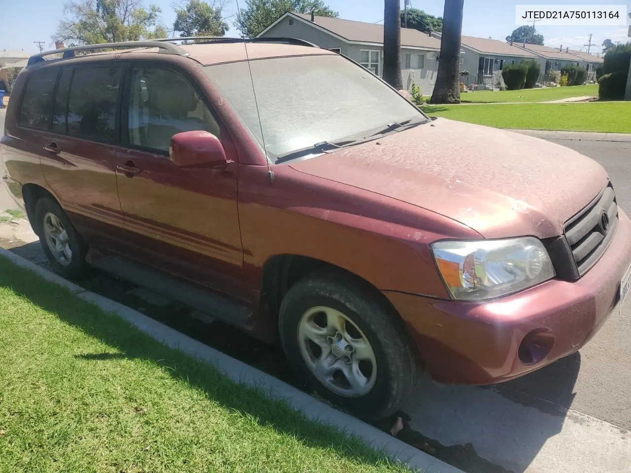 2005 Toyota Highlander VIN: JTEDD21A750113164 Lot: 70315274