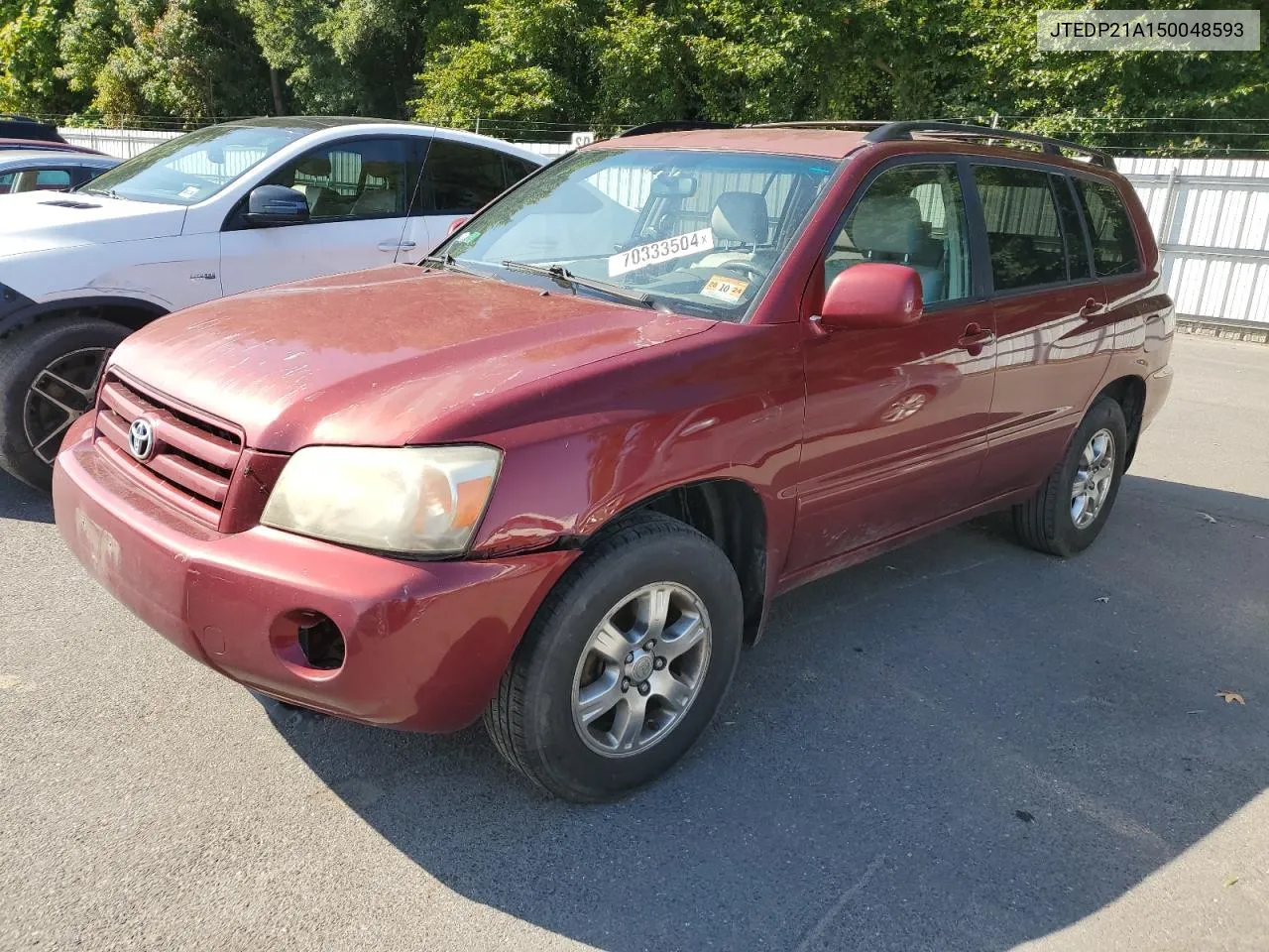 2005 Toyota Highlander Limited VIN: JTEDP21A150048593 Lot: 70333504