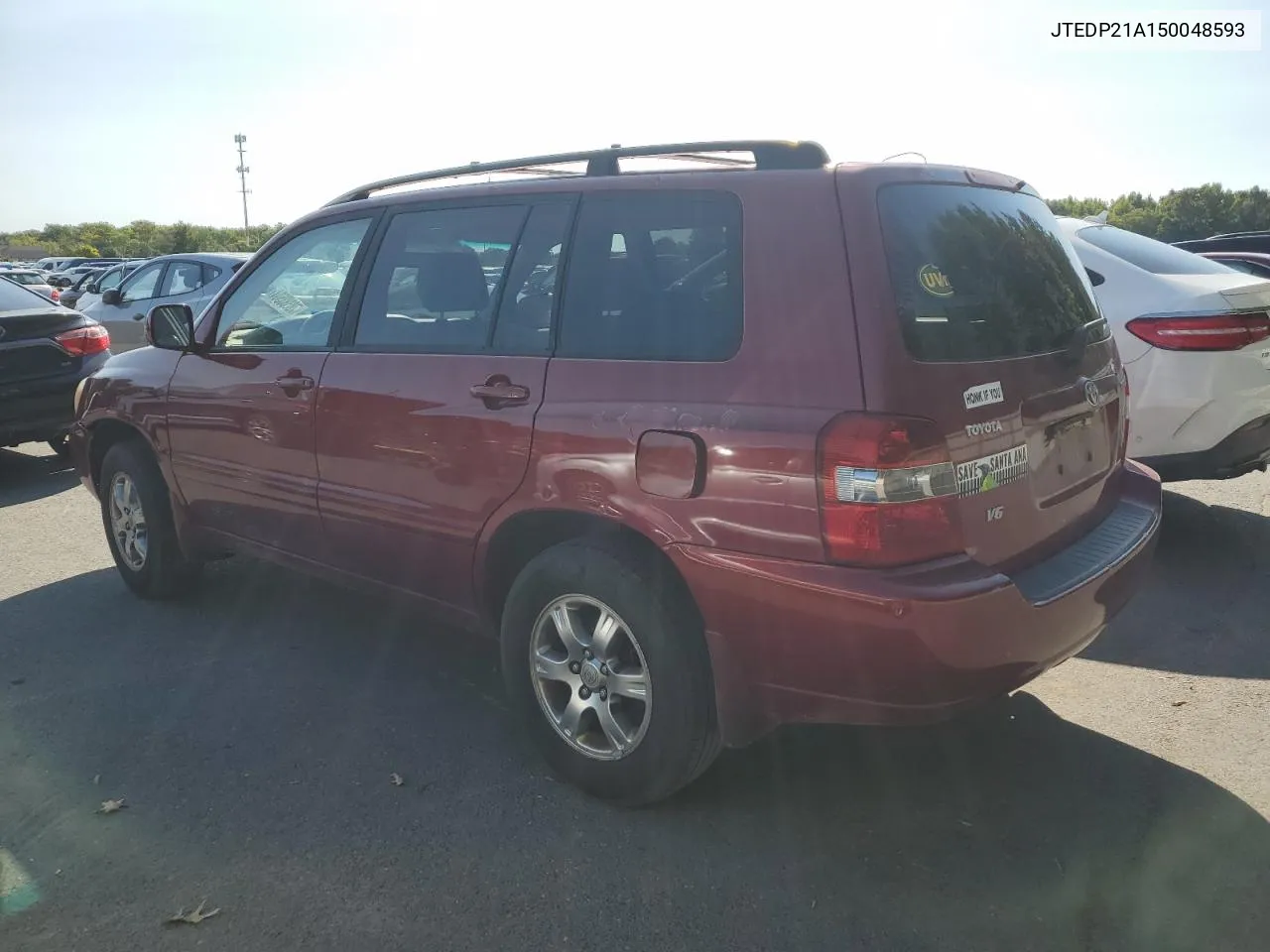 2005 Toyota Highlander Limited VIN: JTEDP21A150048593 Lot: 70333504