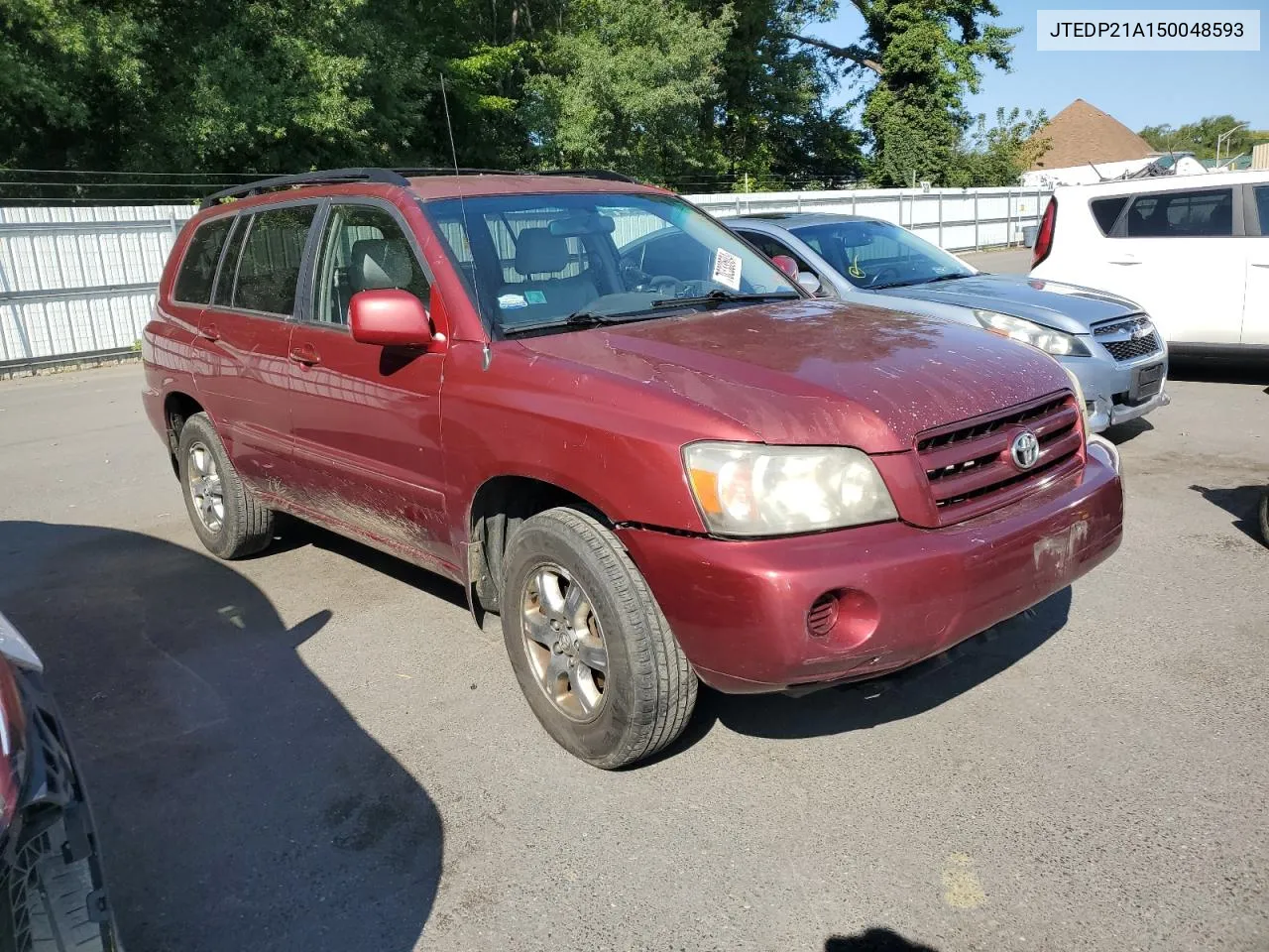 2005 Toyota Highlander Limited VIN: JTEDP21A150048593 Lot: 70333504